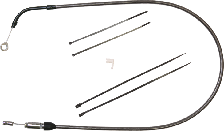 Magnum Shielding Black Pearl Quick Connect Upper Clutch Cable 42356He