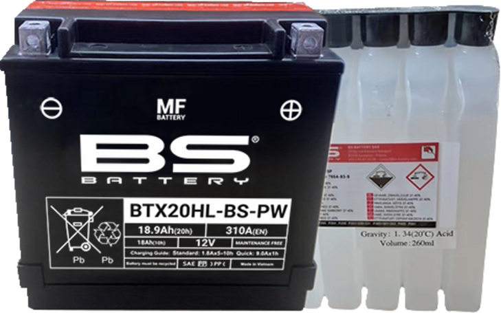 Bs Battery Battery - Btx20Hl-Bs-Pw (Ytx) 300821