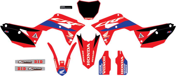 D'Cor Visuals Graphic Kit - Honda - Hrc 20-10-611