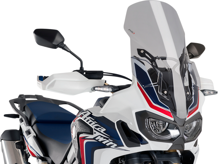 Puig Hi-Tech Parts Touring Windscreen - 23-1/4" - Smoke - Crf1000L 8905H