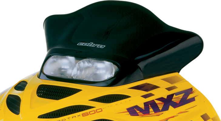 Powermadd Windshield - 13.25" - Black - Ski Doo 13223