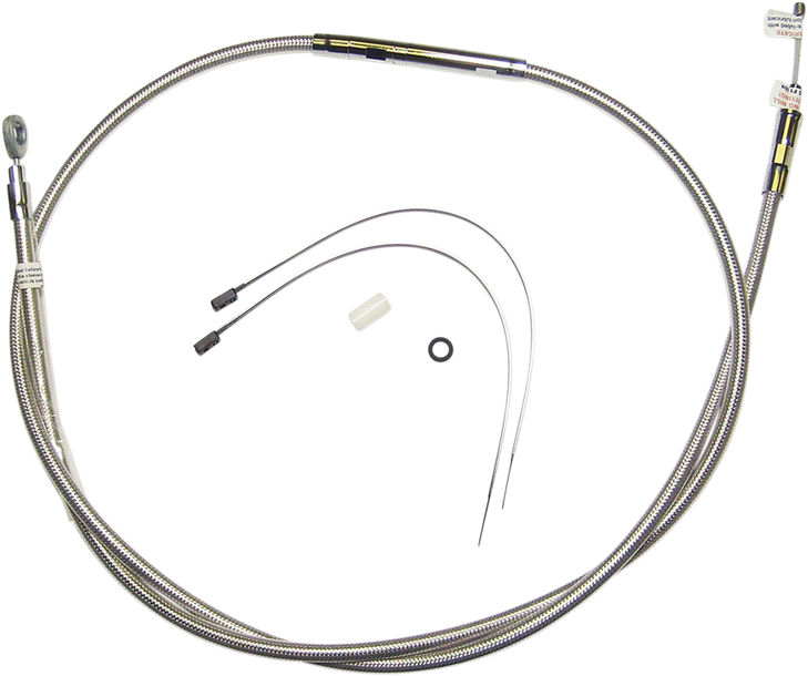 Magnum Shielding High-Efficiency Polished Stainless Clutch Cable 52234He
