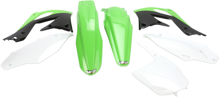 Ufo Replacement Body Kit - Oem Green/White/Black Kakit217-999
