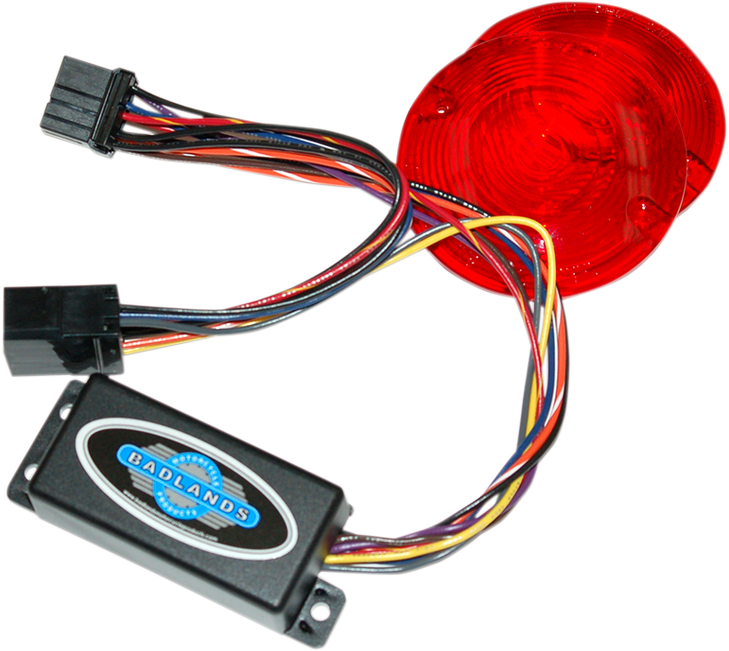 Badlands Plug-In Illuminator With Red Lenses - 8 Pin Ill-03-Rl-A