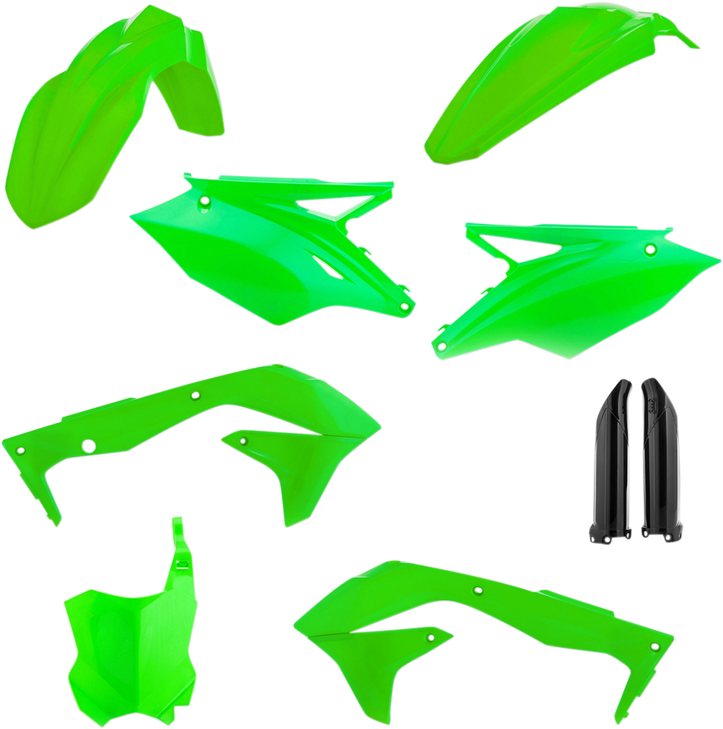 Acerbis Full Replacement Body Kit - Fluorescent Green 2685840235