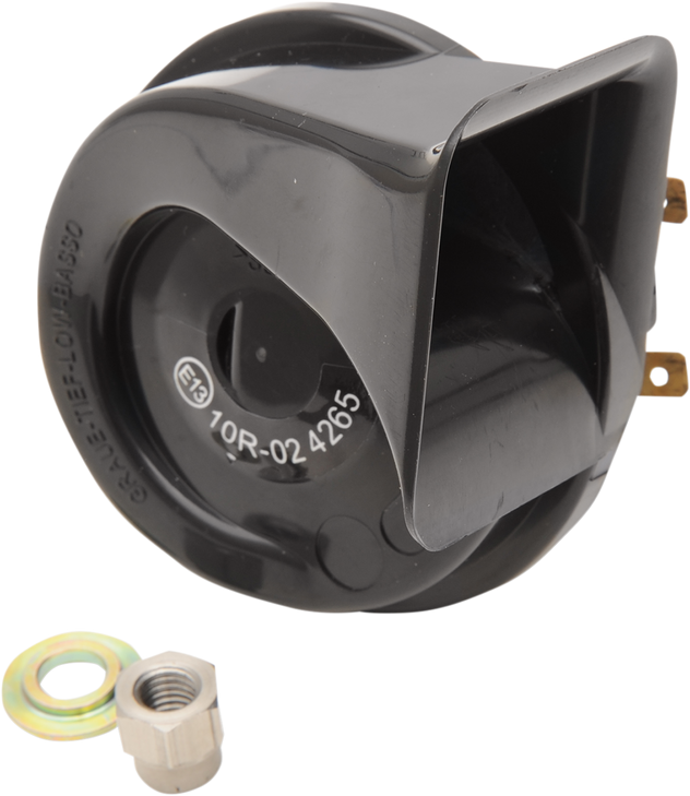 Drag Specialties Horn - 12 V - Black - Harley Davidson