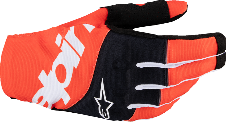 Techstar Mx Gloves - Black/Hot Orange - Medium 3560125-1041-M