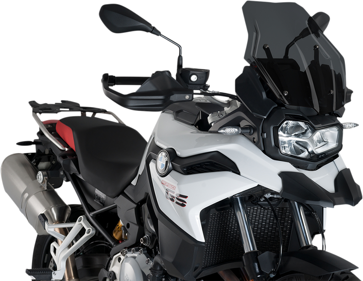 Puig Hi-Tech Parts Race Windscreen - Dark Smoke - Bmw 3768F