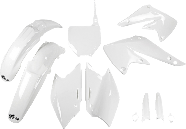 Ufo Body Kit Kx250F 04-05 White Kakit203F@047