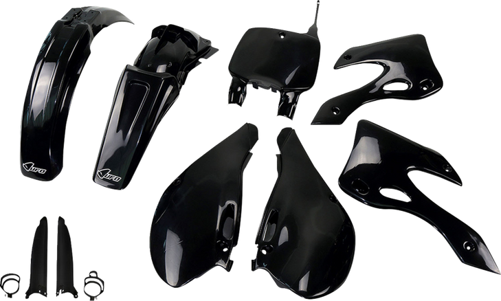 Ufo Body Kit - Black - Kawasaki - Kx 125/250 Kakit200F@001
