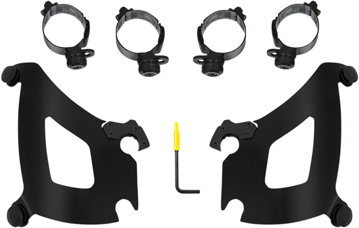 Memphis Shades Bullet Mounting Kit - Black - Flsb Meb2045