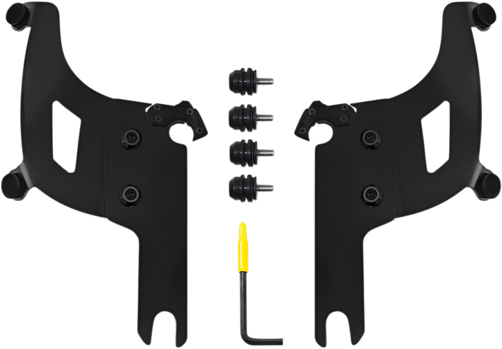 Memphis Shades Bullet Mounting Kit - Black - Flhrs/Xs Meb2042
