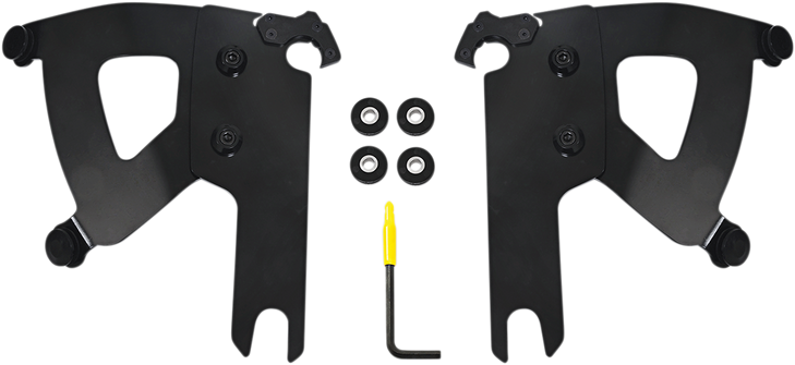 Memphis Shades Road Warrior Mounting Kit - Black - Flhr Meb2039