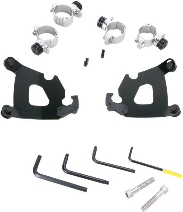 Memphis Shades Cafe Mounting Kit - Black - Xl 48 Meb1996