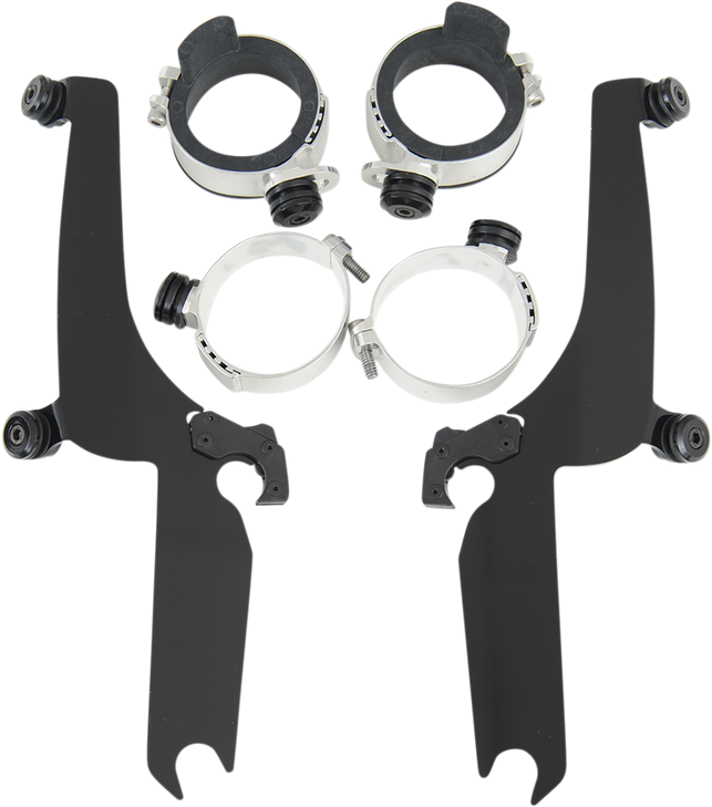 Memphis Shades Trigger Lock Sportshield Mounting Kit - Xvs 650/1100 Classic - Black Meb8932
