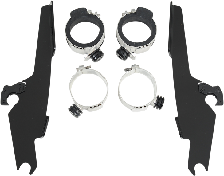 Memphis Shades Fats/Slim Trigger Lock Mounting Kit - Xv 6/11 Classic - Black Meb8980