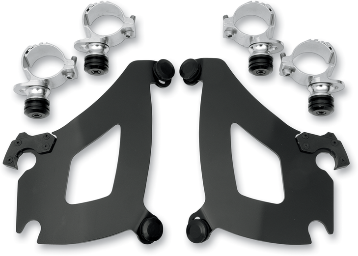 Memphis Shades Bullet Mounting Kit - Vt1300Cs - Black Mek1965