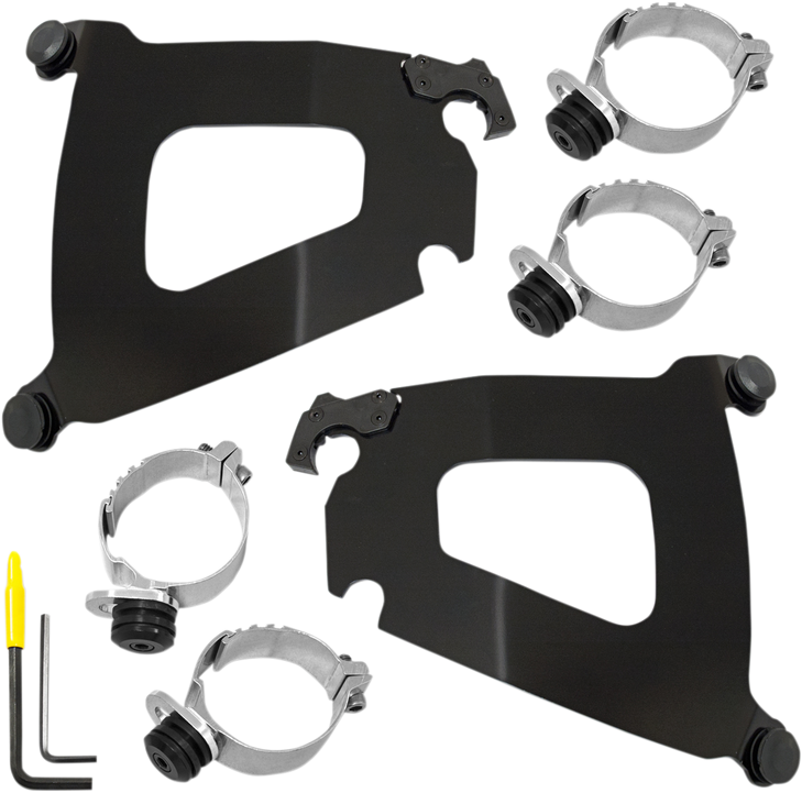 Memphis Shades Bullet Mounting Kit - Vtx18 - Black Meb2012