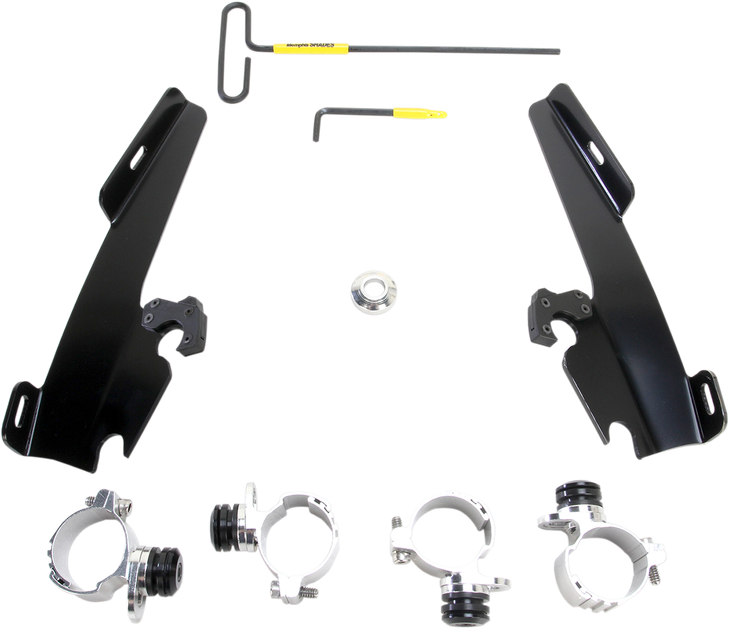 Memphis Shades Batwing - Mounting Kit - Black - Xl Meb1999