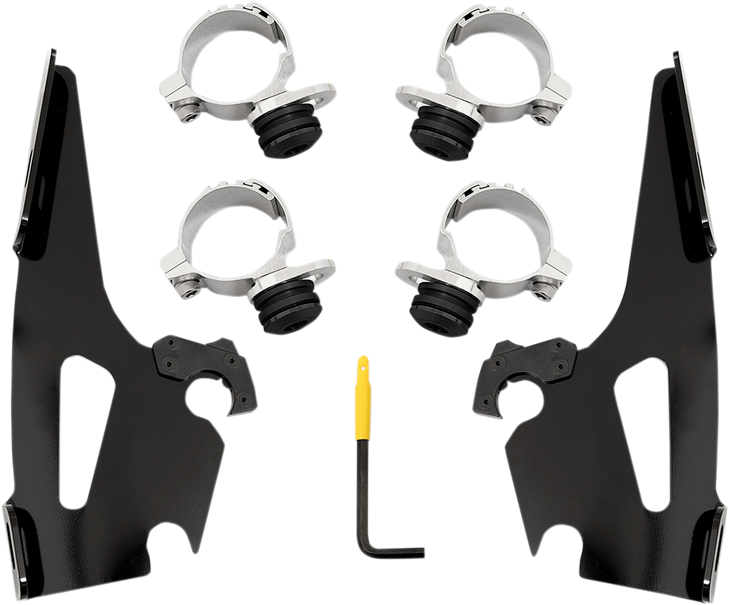 Memphis Shades Fats/Slim/Sportshield Mounting Kit - Black - Scout Meb2019