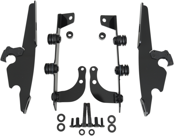 Memphis Shades Batwing Trigger Lock Mounting Kit - Vt 750 Phantom - Black Mek1955