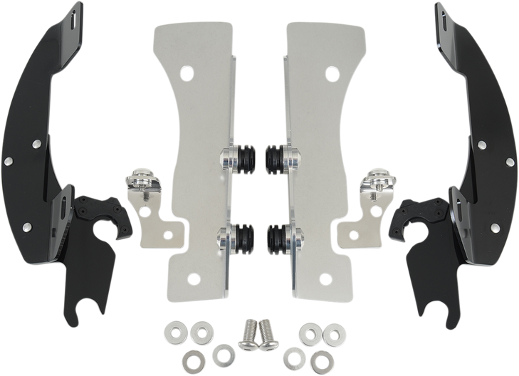 Memphis Shades Batwing Trigger Lock Mounting Kit - Xv16/17 - Black Mem8998