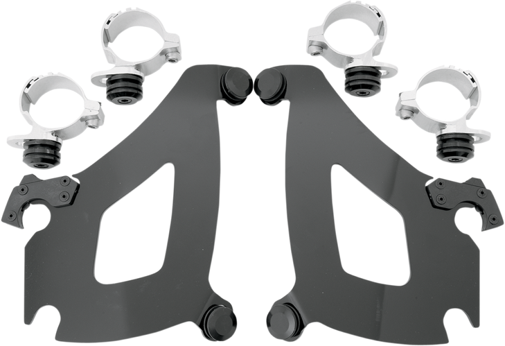 Memphis Shades Bullet Mounting Kit - Vtx13 - Black Mek1959