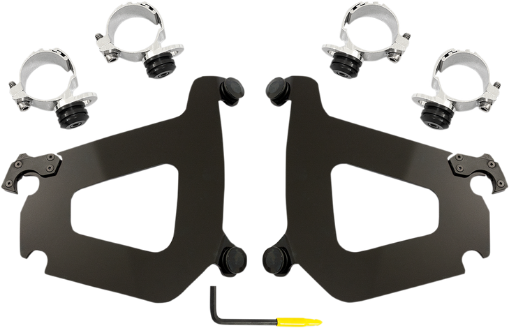 Memphis Shades Bullet Mounting Kit - Xv19 - Black Meb2010