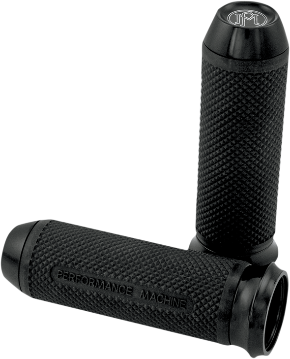 Performance Machine (Pm) Grips - Elite - Tbw - Black 0063-2028-B