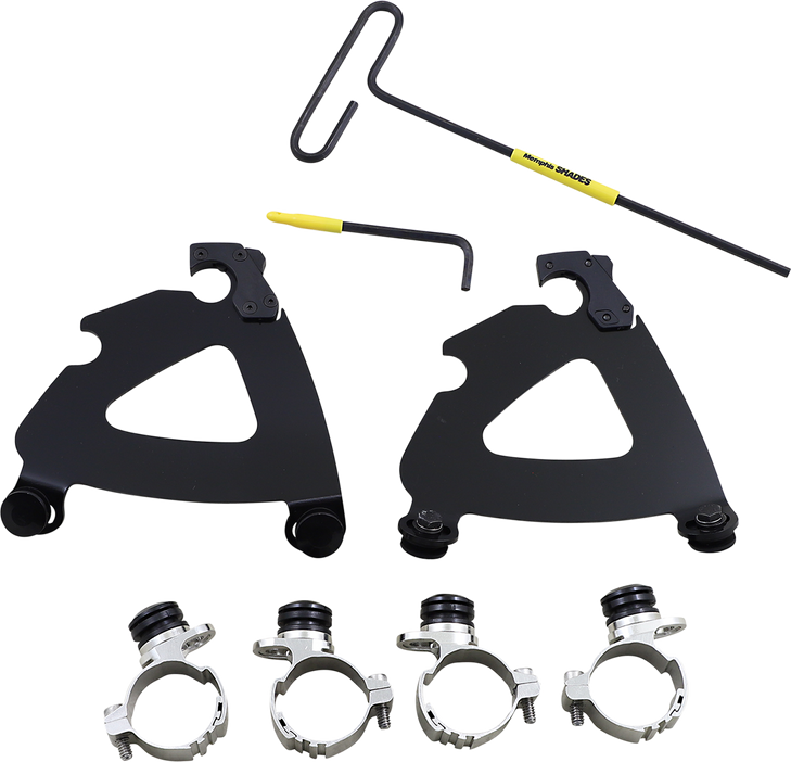 Memphis Shades Road Warrior Trigger-Lock Mounting Kit - Black - Xl Meb2064