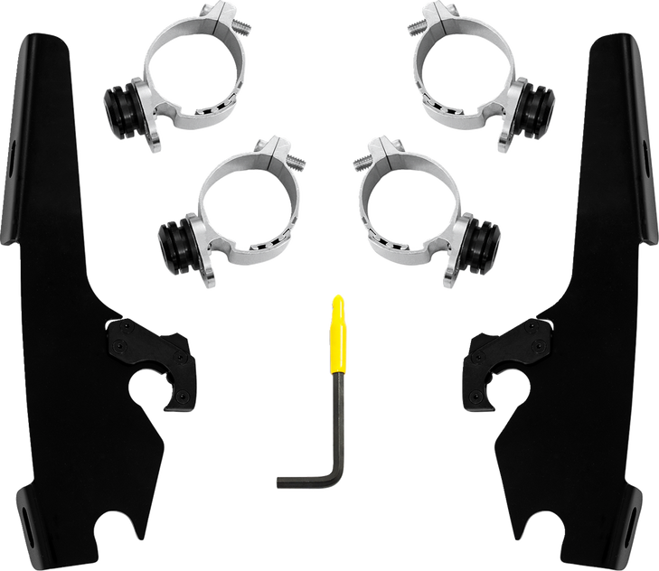 Memphis Shades Fats/Slim/Sportshield Mounting Kit - Black - Chief Meb2074