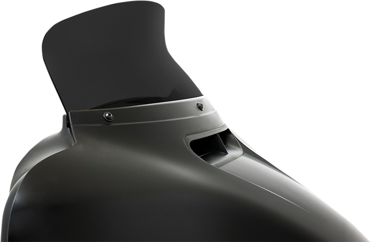 Memphis Shades Spoiler Windshield - 6-1/2" - Dark Black Smoke - Flh Mep84710