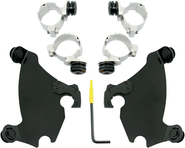 Memphis Shades Gauntlet Mounting Kit - Black - Xl Meb1981