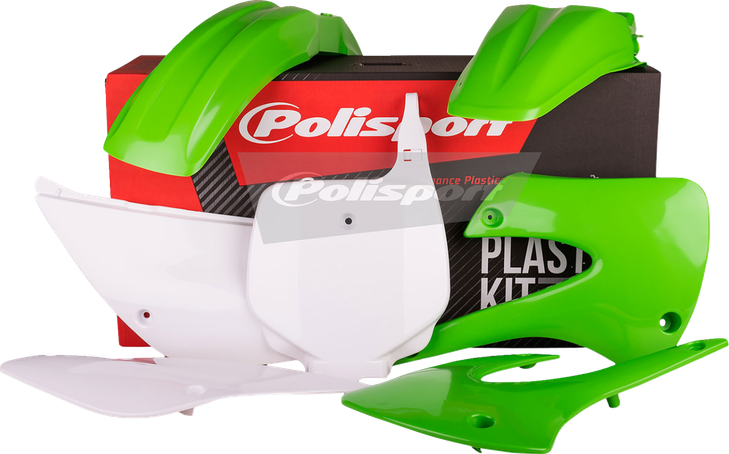 Polisport Body Kit - Complete - '11 - '12 Oem Green/White - Kx 85 90462