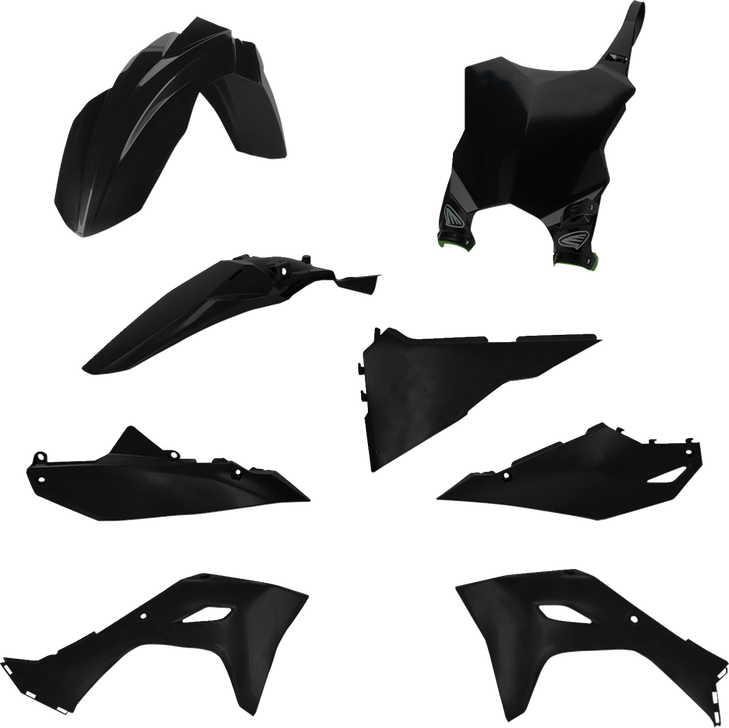 5 Piece Replica Body Kit - Black - Kawasaki 1Cyc-9436-12