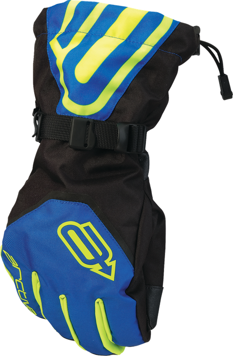 Arctiva Pivot 8 Gloves - Blue/Hi-Vis - 3Xl