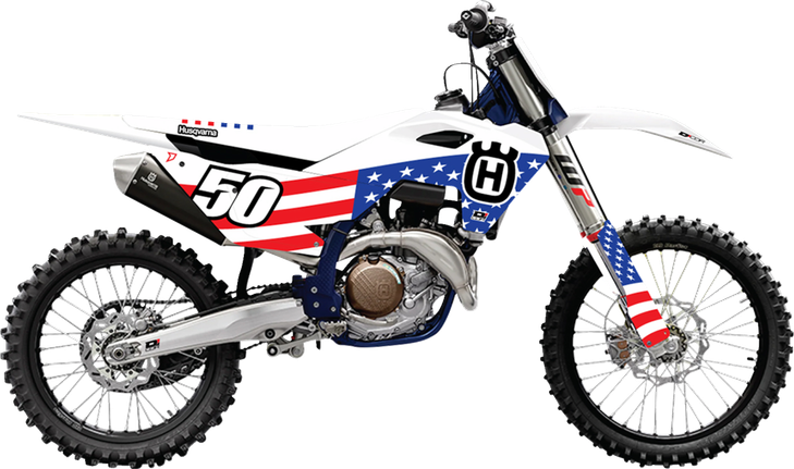 D'Cor Visuals Graphic Kit - '25 Husqvarna - Usa - Tc/Fc 125-450 '22-'24 20-70-200