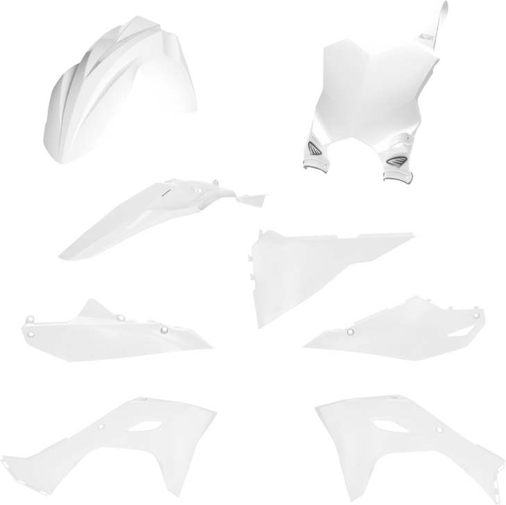5 Piece Replica Body Kit - White - Kawasaki 1Cyc-9436-42