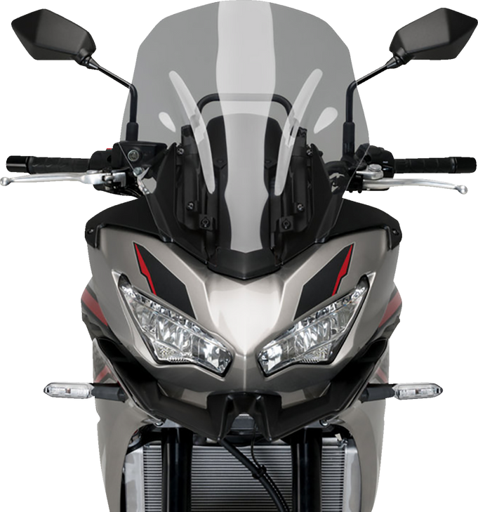 Puig Hi-Tech Parts Touring Windscreen - 18-3/4" - Smoke - Versys 650 21260H