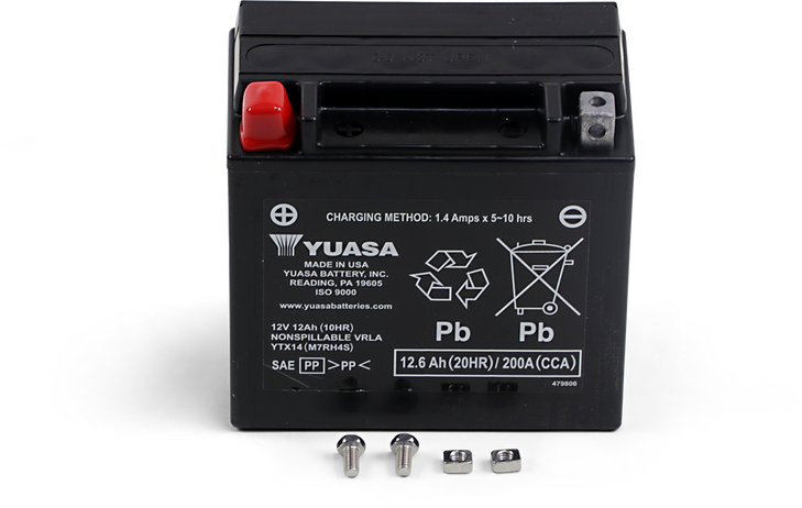 Yuasa Agm Battery - Ytx14 Yuam7Rh4S