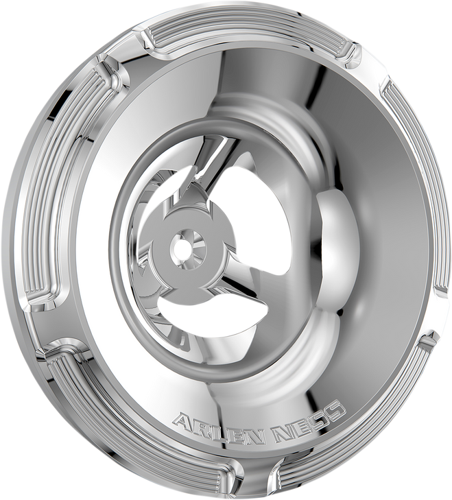 Arlen Ness Velocity Air Cleaner Cover - Beveled - Chrome 601-003