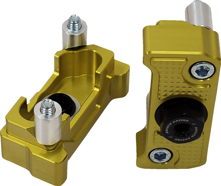 Driven Racing Captive Axle Block Sliders - Gold Drcax-204Gd