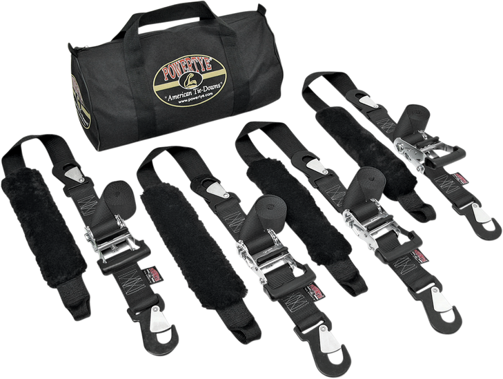 Powertye Mfg. Big Daddy Trailer Kit - 2" X 6-1/2' - Black Trailerkit-102
