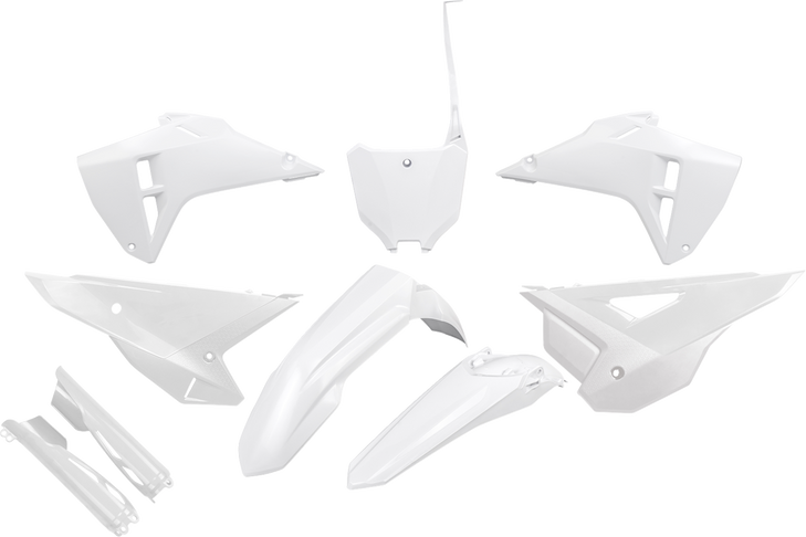Ufo Restyled Body Kit - White - Honda - Crf 250/450 R/Rx Hokit128F@041