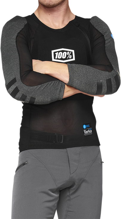 100% Tarka Body Armor - Long Sleeve - Black - Small 70010-00001