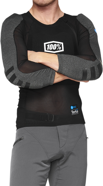 100% Tarka Body Armor - Long Sleeve - Black - 2Xl 70010-00005