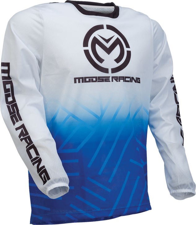 Moose Racing Sahara Jersey - Blue/White - Medium 29107931