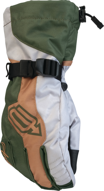 Arctiva Women'S Pivot 8 Gloves - Green/Tan - Xl