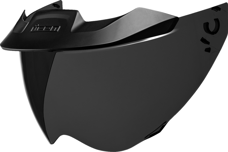 Icon Motoshield Shield - Domain - Limo Black