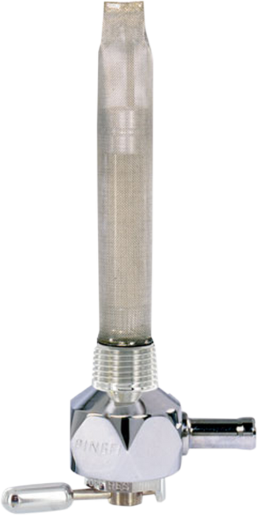 Pingel Hex Fuel Valve - Diamond Chrome - 3/8" Npt 4211-Cd